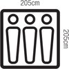Σκηνή 3 Ατόμων Oztrail Tasman 3 Dome Tent / Blue DTM3P-C