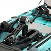 SCK Largo 300 Μονοθέσιο Pedal Kayak ready με αλουμινίου κάθισμα και τιμονιέρα | Τιρκουάζ- Μαύρο