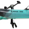 SCK Largo 300 Μονοθέσιο Pedal Kayak ready με αλουμινίου κάθισμα και τιμονιέρα | Τιρκουάζ- Μαύρο