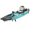 SCK Largo 300 Μονοθέσιο Pedal Kayak ready με αλουμινίου κάθισμα και τιμονιέρα | Τιρκουάζ- Μαύρο