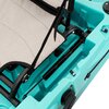 SCK Largo 300 Μονοθέσιο Pedal Kayak ready με αλουμινίου κάθισμα και τιμονιέρα | Τιρκουάζ- Μαύρο