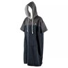 Poncho Μαύρο/γκρί quick dry - Aropec
