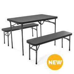 Τραπέζι Πτυσσόμενο Σετ Πικ Νικ Oztrail Ironside 3 Κομμάτια Recreation Table Set
