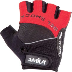 Γάντια Άρσης Βαρών AMILA Amara Lycra Μαύρο/Κόκκινο XXL 8330105