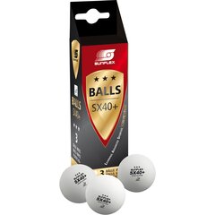 Μπαλάκια Ping Pong Sunflex SX40+ Competition PVC 3 Τεμάχια 97253