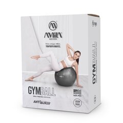 Μπάλα Γυμναστικής AMILA GYMBALL 65cm Κόκκινη 95846