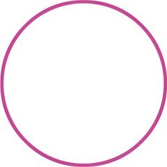 Χούλα Χουπ hq 80cm - Φ19mm - 330gr, Φούξια 98815