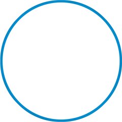 Χούλα Χουπ hq 80cm - Φ19mm - 330gr, Μπλε 98818