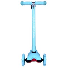 Αθλοπαιδια 3τροχο Πατίνι (Scooter) με Φωτιζόμενη Βάση και Ροδάκια - Μέντα