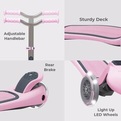 Yvolution Glider air Metal hb Πατίνι - ροζ