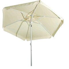 Velco Ομπρελα Βεραντας-Κηπου-Θαλασσης Εκρου 2m Μεταλλικη  Βαρεως Τυπου