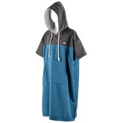 Poncho μπλέ σκούρο/γκρί quick dry - Aropec