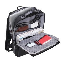 Backpack 14lt Microfiber Polyester Μαύρο guy Laroche