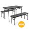 Τραπέζι Πτυσσόμενο Σετ Πικ Νικ Oztrail Ironside 3 Κομμάτια Recreation Table Set