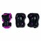 Rollerblade Παιδικά Προστατευτικά Junior 3pack για Κορίτσι - Μαύρο/ροζ Χρώμα (Μαύρο-Ροζ), Μέγεθος (x Small)
