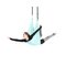 Κούνια Yoga Amila 40d (Less Elastic) 5m Baby Blue 96927